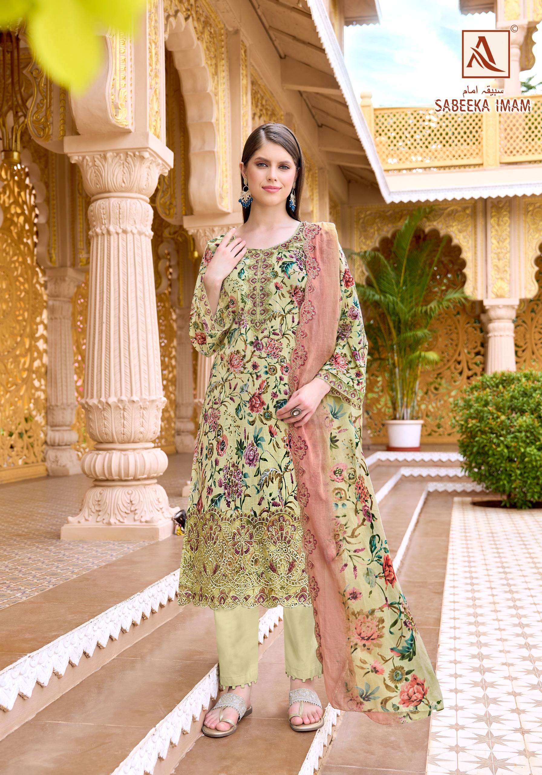 SABEEKA IMAM BY ALOK SUIT 01 To 08 Series Beautiful Festive Suits Stylish Colorful Fancy Casual Wear & Ethnic Wear Pure Cambric Cotton Dresses At Wholesale Price